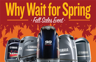 Yamaha Marine Announces “Why Wait For Spring” Sales Event