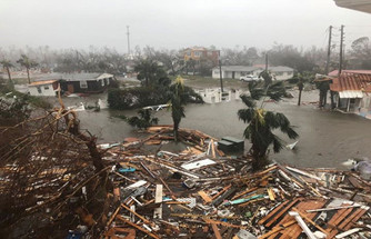 Storm Surge Damages Downstairs Portion